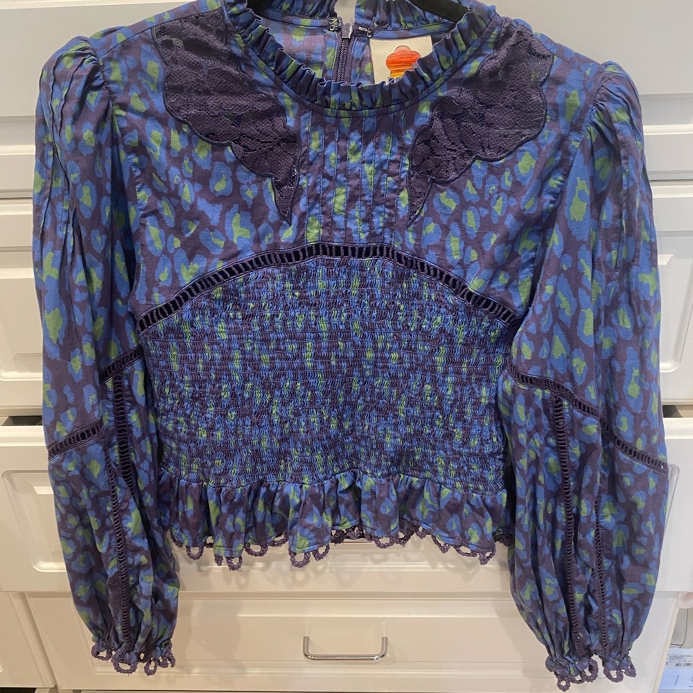 Farm Rio Smocked blouse - Picture 7 of 7